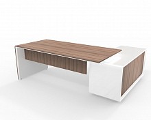 Стол с тумбой (3 ящика) без блока розеток L