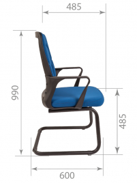 Кресло для посетителя РК 215 V ткань S