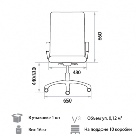 Кресло для руководителя Greta
