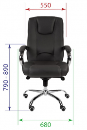 Кресло для руководителя РК 100 хром