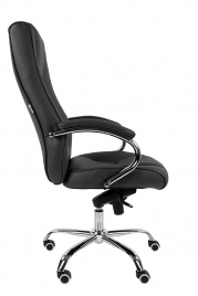 Кресло для руководителя РК 100 хром натуральная кожа