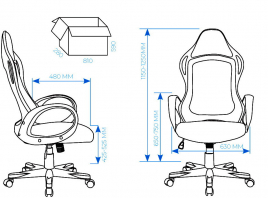 Кресло для сотрудника AL 768