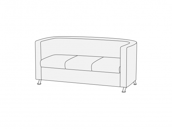 Диван трехместный