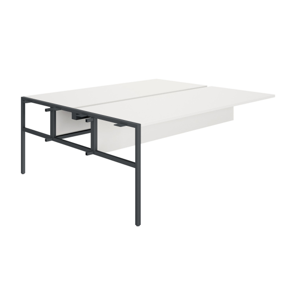 Рабочие приставные столы — двойные (бенч)