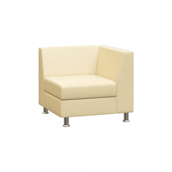 Секция с подлокотником одноместная левая