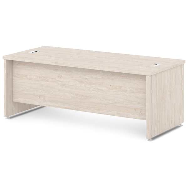 Стол руководителя с двумя заглушками кабель-канала