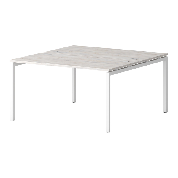 Стол-тандем на металлокаркасе