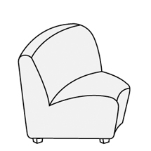 Угловой модуль 45 градусов внутренний