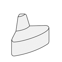 Угловой модуль 90 градусов внешний